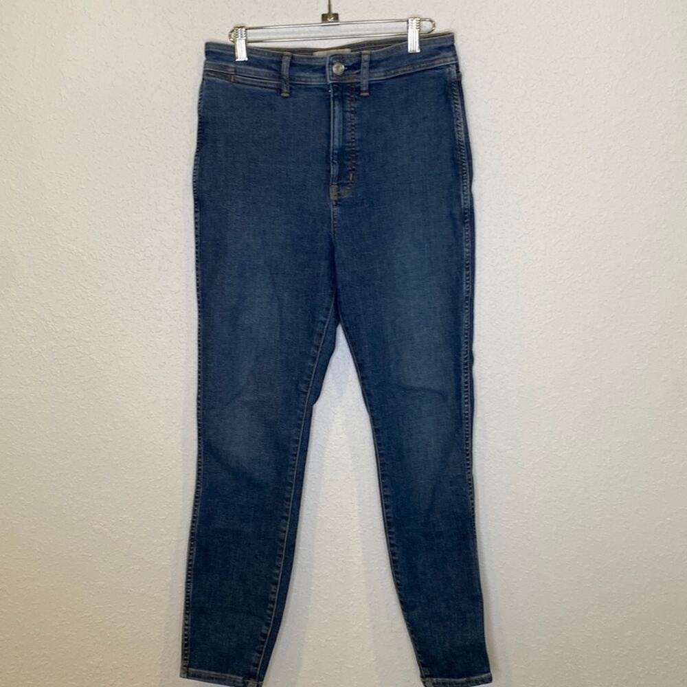 Everlane Way High Skinny Denim Jeans Organic Cotton EUC Sz 30R Stretch Women’s